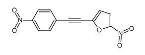 2-nitro-5-[2-(4-nitrophenyl)ethynyl]furan Structure