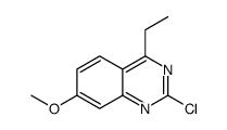 2-chloro-4-ethyl-7-methoxyquinazoline结构式