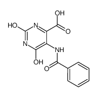 5-benzoylamino-2,6-dioxo-1,2,3,6-tetrahydro-pyrimidine-4-carboxylic acid结构式