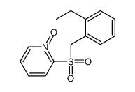 2-[(2-ethylphenyl)methylsulfonyl]-1-oxidopyridin-1-ium Structure