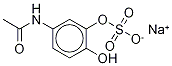 N-[4-Hydroxy-3-(sulfooxy)phenyl]acetaMide SodiuM Salt Structure