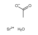 acetic acid , strontium acetate结构式