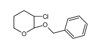 (2S,3R)-3-chloro-2-phenylmethoxyoxane结构式