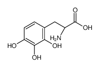 (2S)-2-amino-3-(2,3,4-trihydroxyphenyl)propanoic acid Structure