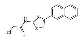 2-chloro-N-(4-naphthalen-2-yl-thiazol-2-yl)-acetamide Structure