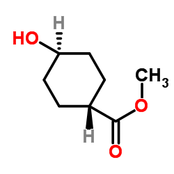 Methyl 4-hydroxycyclohexanecarboxylate Structure