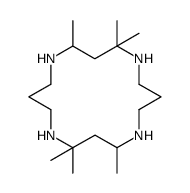 2,2,4,10,10,12-hexamethyl-1,5,9,13-tetrazacyclohexadecane Structure