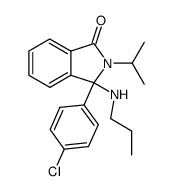 3-(4-chloro-phenyl)-2-isopropyl-3-propylamino-2,3-dihydro-isoindol-1-one结构式