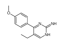 5-ethyl-4-(4-methoxyphenyl)pyrimidin-2-amine Structure