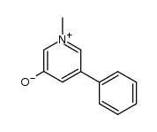 1-Methyl-3-oxido-5-phenylpyridinium Structure