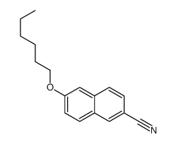 6-hexoxynaphthalene-2-carbonitrile Structure