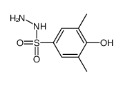 4-hydroxy-3,5-dimethylbenzenesulfonohydrazide Structure