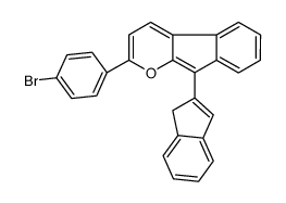 2-(4-bromophenyl)-9-(1H-inden-2-yl)indeno[2,1-b]pyran Structure