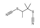 (2-methyl-3-thiocyanatobutan-2-yl) thiocyanate结构式