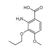 2-amino-4-methoxy-3-propoxybenzoic acid结构式