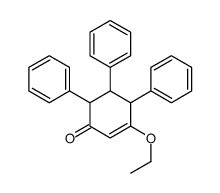 3-ethoxy-4,5,6-triphenylcyclohex-2-en-1-one结构式