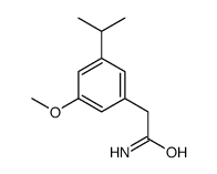 2-(3-methoxy-5-propan-2-ylphenyl)acetamide结构式