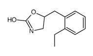 5-[(2-ethylphenyl)methyl]-1,3-oxazolidin-2-one结构式