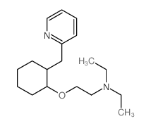 Ethanamine,N,N-diethyl-2-[[2-(2-pyridinylmethyl)cyclohexyl]oxy]-结构式