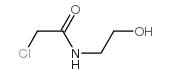 Chloro-N-(2-hydroxyethyl)acetamide Structure