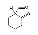 1-chloro-2-oxocyclohexane-1-carbaldehyde Structure