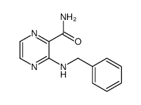 3-(benzylamino)pyrazine-2-carboxamide结构式