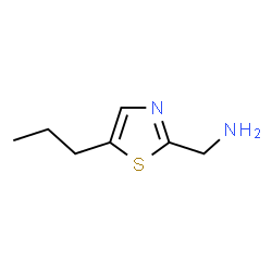 2-Thiazolemethanamine,5-propyl- Structure