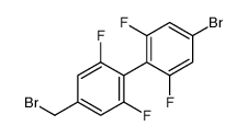 2-(4-bromo-2,6-difluorophenyl)-5-(bromomethyl)-1,3-difluorobenzene结构式