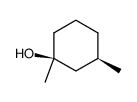 (1S,3R)-1,3-dimethylcyclohexanol结构式