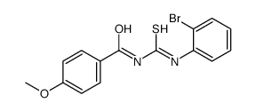 N-[(2-bromophenyl)carbamothioyl]-4-methoxybenzamide Structure