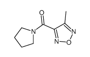 (4-methyl-1,2,5-oxadiazol-3-yl)-pyrrolidin-1-ylmethanone Structure