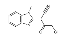 2-(2-benzothiazolyl)-4-chloro-3-oxobutyronitrile结构式