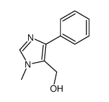 (1-METHYL-4-PHENYL-1H-IMIDAZOL-5-YL)METHANOL Structure