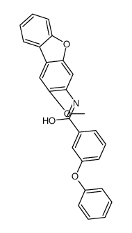 N-(2-methoxydibenzofuran-3-yl)-3-phenoxybenzamide Structure