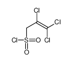 2,3,3-trichloroprop-2-ene-1-sulfonyl chloride Structure
