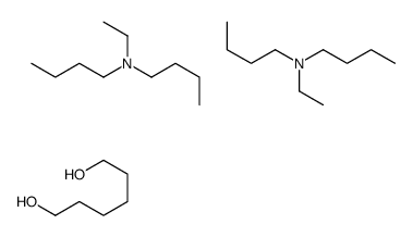 hexane-1,6-diol, compound with N-ethyldibutylamine (1:2) structure