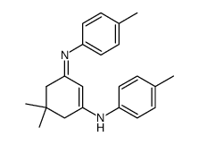 5,5-dimethyl-3-p-toluidino-cyclohex-2-en-one-p-tolylimine Structure