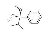 (1,1-dimethoxy-2-methylpropyl)benzene结构式