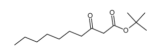 tert-butyl 3-oxodecanoate Structure