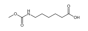 N -methoxycarbonyl-6-aminohexanoic acid结构式