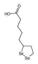 5-(diselenolan-3-yl)pentanoic acid Structure