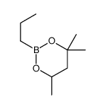 4,4,6-trimethyl-2-propyl-1,3,2-dioxaborinane Structure