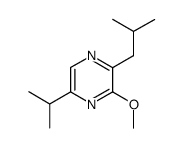 3-methoxy-5-(1-methylethyl)-2-(2-methylpropyl)pyrazine结构式