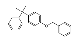 1-benzyloxy-4-(1-methyl-1-phenylethyl)benzene structure