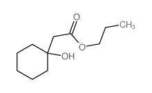propyl 2-(1-hydroxycyclohexyl)acetate Structure