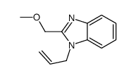 2-(methoxymethyl)-1-prop-2-enylbenzimidazole结构式