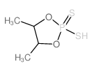 1,3,2-Dioxaphospholane,2-mercapto-4,5-dimethyl-, 2-sulfide Structure