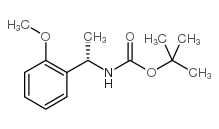 TERT-BUTYL [(1S)-1-(2-METHOXYPHENYL)ETHYL]CARBAMATE结构式