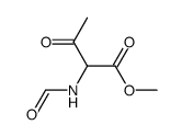 Butanoic acid, 2-(formylamino)-3-oxo-, methyl ester (9CI) structure