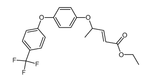 ethyl 4-(4-(4-trifluoromethylphenoxy)phenoxy)pent-2-enoate Structure